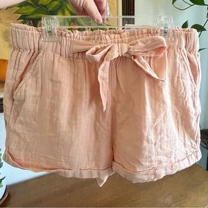 NWT SO Blush High Rise Soft Cotton Shorts